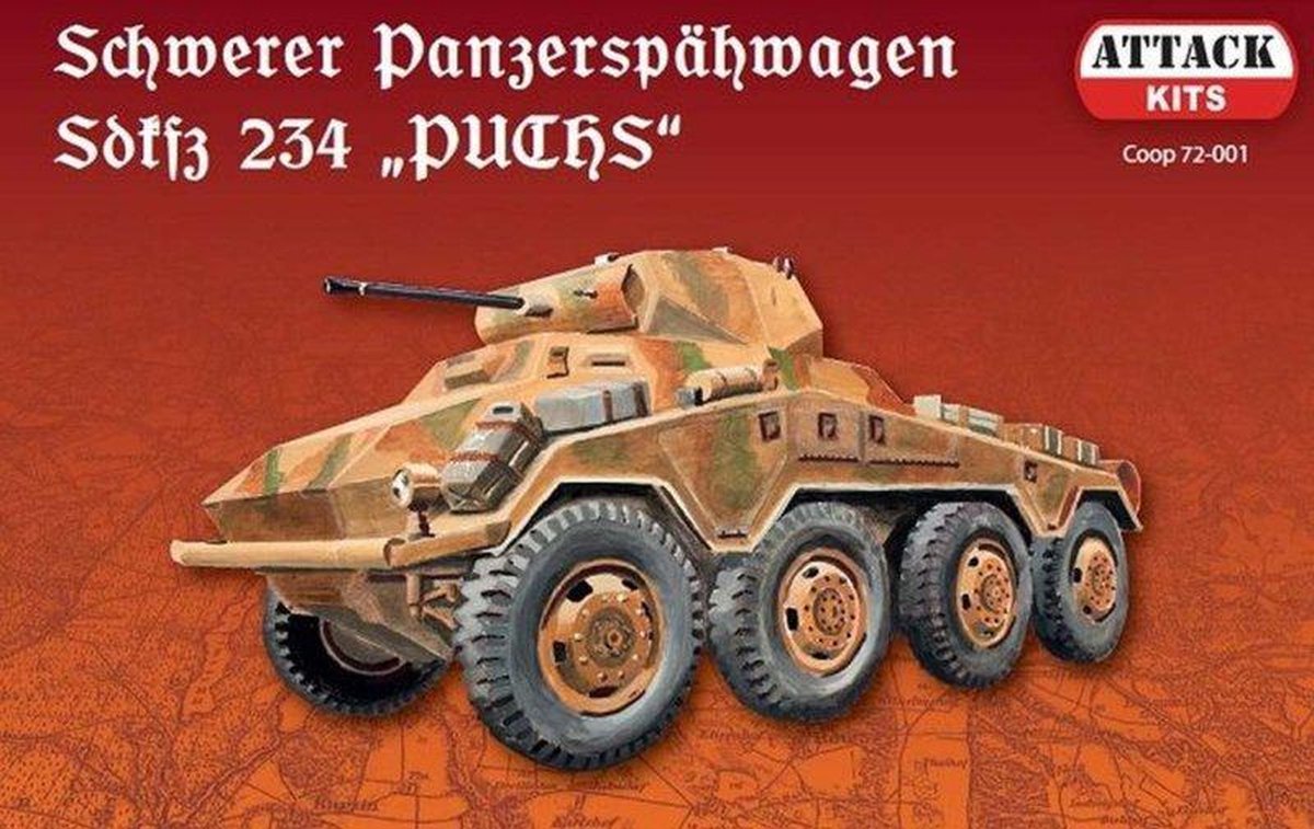 Attack | 72-001 | Sd.Kfz.234 - Puchs | 1:72
